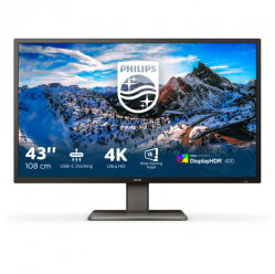 Monitor PHILIPS 439P1/00 42.51 VA 60Hz HDMI DP USBC USB 