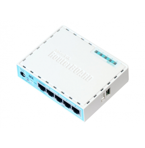 Router MIKROTIK BOARD RB750GR3 hEX with Dual Core 880MHz MHz CPU 256MB RAM 5 Gigabit LAN