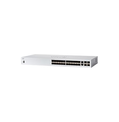 Switch zarządzalny CISCO CBS350 24 porty Gigabit SFP 2 porty combo Gigabit Ethernet/Gigabit SFP 2 porty Gigabit SFP (uplink)
