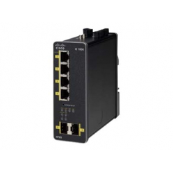 Switch CISCO IE-1000-4P2S-LM 4 porty 10/100/1000 (PoE+) 2 porty 1000Base-X SFP (uplink)