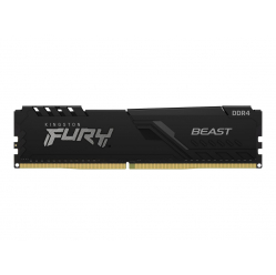 Pamięć RAM KINGSTON 16GB 2666MHz DDR4 CL16 DIMM FURY Beast Black