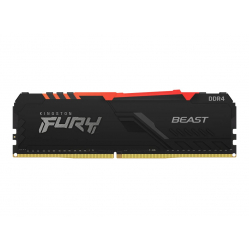 Pamięć RAM Kingston 16GB 2666MHz DDR4 CL16 DIMM Kit of 2 FURY Beast RGB