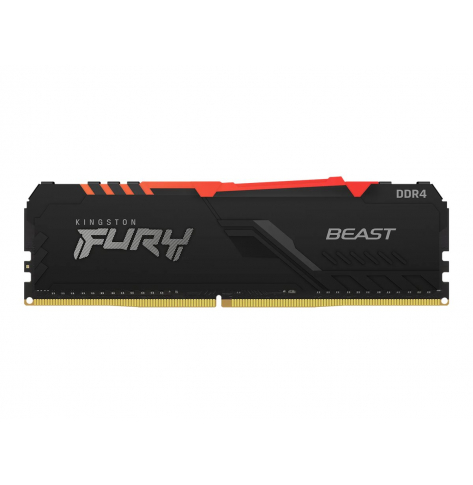 Pamięć RAM Kingston 16GB 2666MHz DDR4 CL16 DIMM Kit of 2 FURY Beast RGB