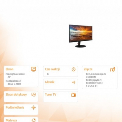 Monitor Lenovo ThinkVision P27u-20 27 UHD