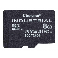 Karta pamięci Kingston  8GB microSDHC Industrial C10 A1 pSLC Card Single Pack w/o Adapter