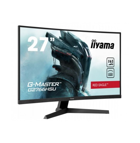 Monitor Iiyama 27 cali G2766HSU-B1 VA,165HZ,1500R,1MS,DP,HDMIx2,USB,FreeSync 