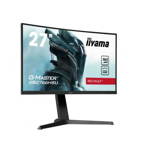 Monitor Iiyama 27 cali GB2766HSU-B1 VA,165HZ,1500R,1MS,DP,HDMIx2,USB,FreeSyn 