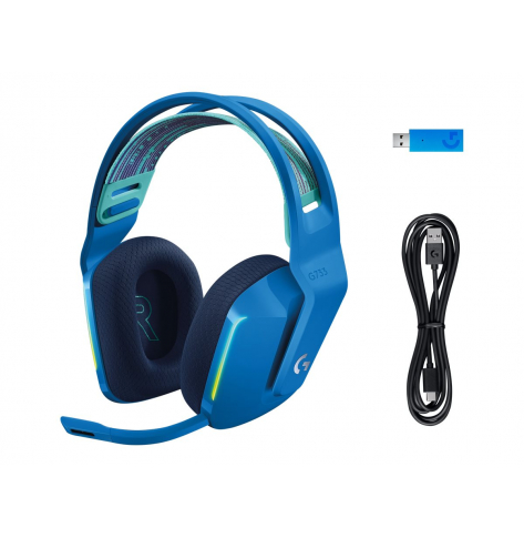 Słuchawki Logitech G733 LIGHTSPEED Headset - BLUE - EMEA
