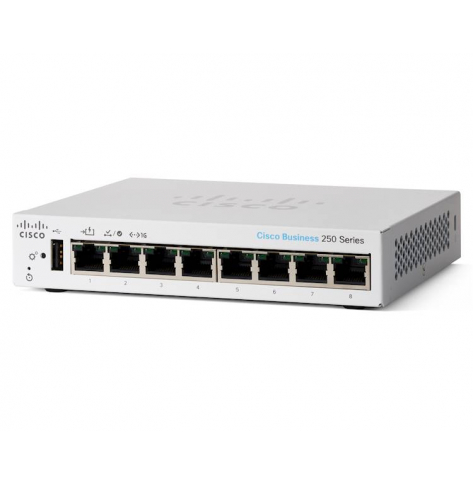 Switch smart CISCO Business Switching CBS250 8-portów 10/100/1000