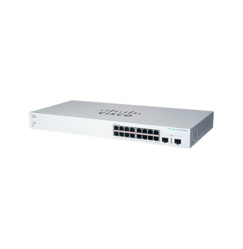 Switch Smart Cisco Business  CBS220 16-portów Gigabit 2 porty 1G SFP uplink