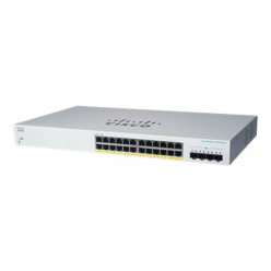 Switch Cisco Business CBS220 Smart 24-port Gigabit Full PoE 382W 4x10G SFP+ uplink