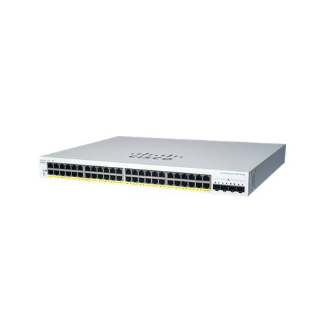 Switch smart CISCO Business CBS220-48FP-4X-EU Smart 48-portów Gigabit PoE+  4 porty 10G SFP+ uplink