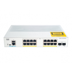 Switch CISCO C1000-16FP-2G-L Catalyst 1000 16-Portów 10/100/1000 (PoE+) 2 porty Gigabit SFP (uplink)