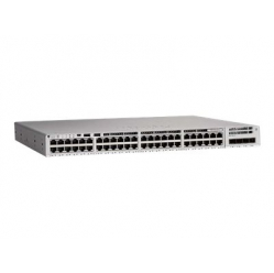 Switch wieżowy CISCO Catalyst 9200L 48-portów 10/100/1000 (PoE+) 4 porty Gigabit SFP (uplink) Sprzedawany wyłącznie z licencjami DNA