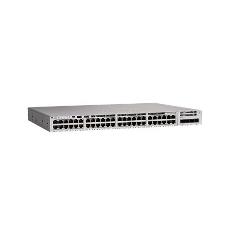 Switch wieżowy CISCO Catalyst 9200L 48-portów 10/100/1000 (PoE+) 4 porty Gigabit SFP (uplink) Sprzedawany wyłącznie z licencjami DNA