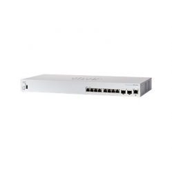 Switch wieżowy zarządzalny Cisco CBS350 20 portów 10/100/1000 (PoE+) 4 porty 2.5GBase-T (PoE+) 2 porty combo 10 Gigabit SFP+/RJ-45 2 porty 10 Gigabit SFP+