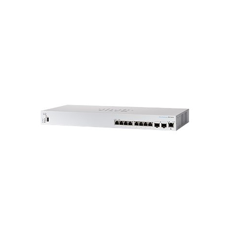 Switch wieżowy zarządzalny Cisco CBS350 20 portów 10/100/1000 (PoE+) 4 porty 2.5GBase-T (PoE+) 2 porty combo 10 Gigabit SFP+/RJ-45 2 porty 10 Gigabit SFP+