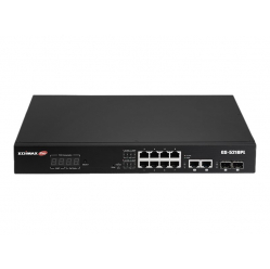 Switch smart EDIMAX 10 portów 10/100/1000 2 porty Gigabit SFP (uplink)