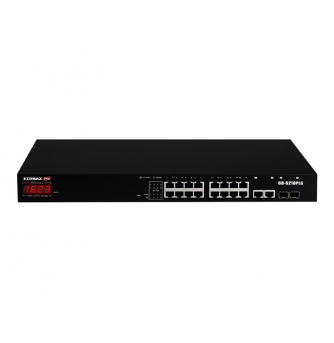 Switch smart Edimax 16 portów 10/100/1000 2 porty combo Gigabit SFP/RJ-45 (uplink)