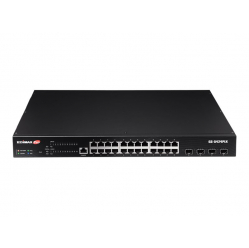 Switch smart EDIMAX 24 porty 10/100/1000 (PoE+) 4 porty 10 Gigabajtów SFP+ (uplink)