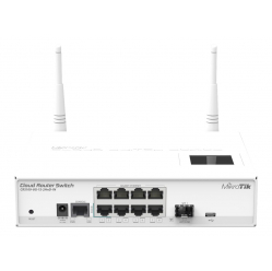 Switch MikroTik CRS109-8G-1S-2HnD-IN L5 8xGig LAN 1xSFP 802.11b/g/n PoE-IN 802.3af/at 