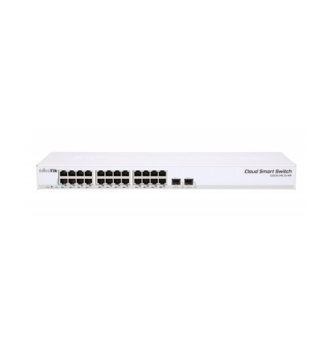 Switch MikroTik CRS326-24G-2S+RM 800MHZ 512MB 24XGE 2XSFP+ 1XSERIAL -RJ45 L5