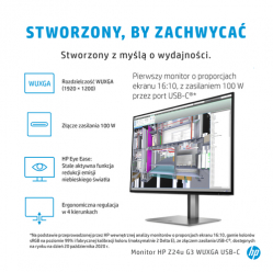 Monitor HP Z-Display Z24u G3 24 IPS UXGAUSB-C DP HDMI 3YW