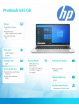 Laptop HP ProBook 445 G8 14 FHD R5-5600U 8GB 256GB BK W10P 3Y