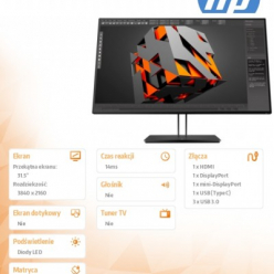 Monitor HP Z32 31.5 UHD