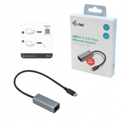 Adapter sieciowy i-Tec USB-C 3.1 - Ethernet 10M/100M/1G/2,5 Gb x 1
