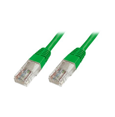 DIGITUS CAT 5e U-UTP patch cable PVC AWG 26/7 length 10m color green