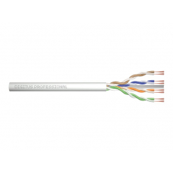 DIGITUS CAT 6A U-UTP patch cable raw length 100m paper box AWG 26/7 LSZH simplex color grey