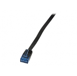 Kabel LOGILINK CF2063U LOGILINK - Patchcord Cat.6 U/UTP, dł. 3m, płaski, SlimLine, czarny