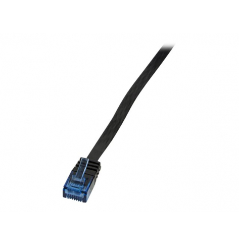 LOGILINK CF2063U LOGILINK - Patchcord Cat.6 U/UTP, dł. 3m, płaski, SlimLine, czarny