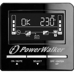 UPS Power Walker 1100VA CW FR Line-Interactive USB IEC RS-232 EPO