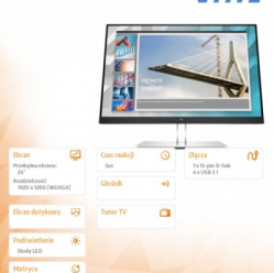 Monitor HP E24I G4 24 WUXGA
