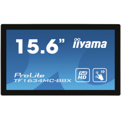 Monitor Iiyama 15.6 PCAP Bezel Free 10P Touch with Anti-Finger FHD DP HDMI VGA USB Interface