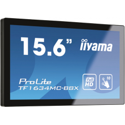 Monitor Iiyama 15.6 PCAP Bezel Free 10P Touch with Anti-Finger FHD DP HDMI VGA USB Interface