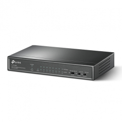 Switch TP-LINK TL-SF1009P PoE+ 8x 10/100Mbps PoE+ + 1x RJ45 10/100 Non-PoE 65W 802.3at/af Desktop Steel Case (P)