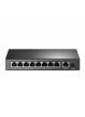 Switch TP-LINK TL-SF1009P PoE+ 8x 10/100Mbps PoE+ + 1x RJ45 10/100 Non-PoE 65W 802.3at/af Desktop Steel Case (P)