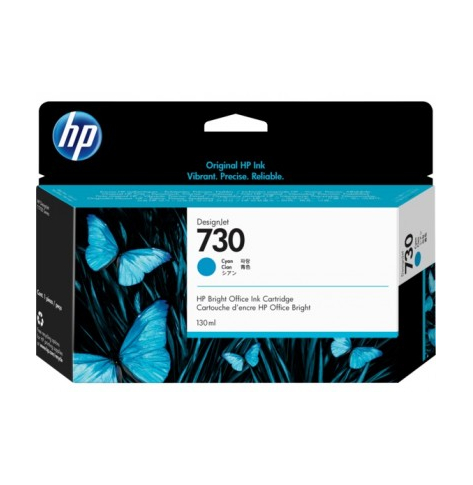 Tusz HP Ink 730 130ml Cyan P2V62A
