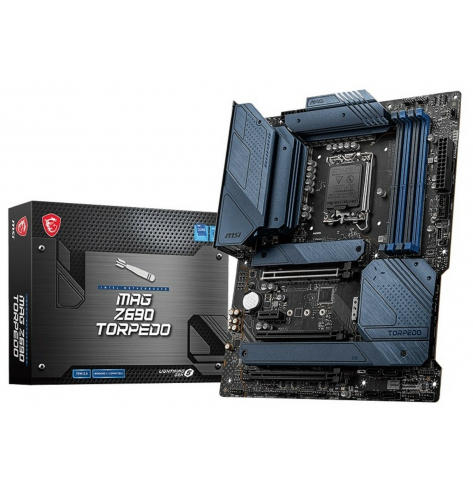 Płyta główna MSI MAG Z690 TORPEDO LGA 1700 ATX 4xDDR4 3xPCIe 4xM.2 6xSATA