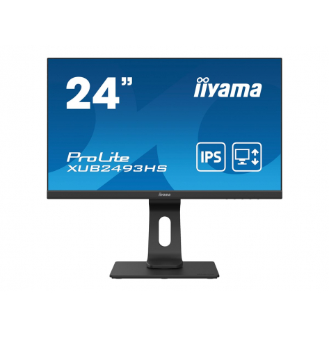Monitor Iiyama XUB2493HS-B41 24 ETE IPS Panel 16:9 1000:1 250cd/m2 4ms HDMI VGA DP 