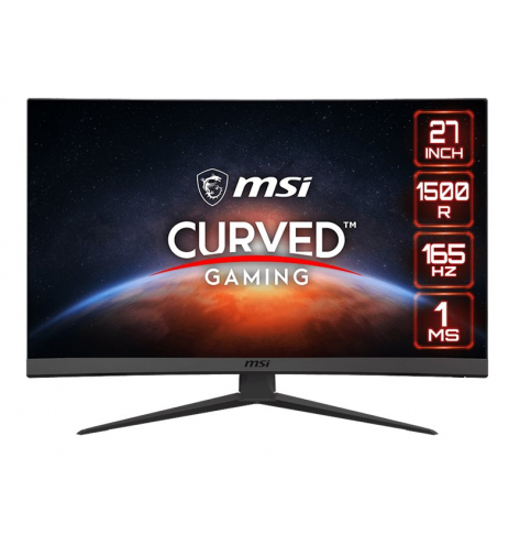 Monitor MSI Optix G27C6 27 1920x1080 VA Curve 1500R 165Hz 1ms Black 2xHDMI 2.0 DP 1.2 