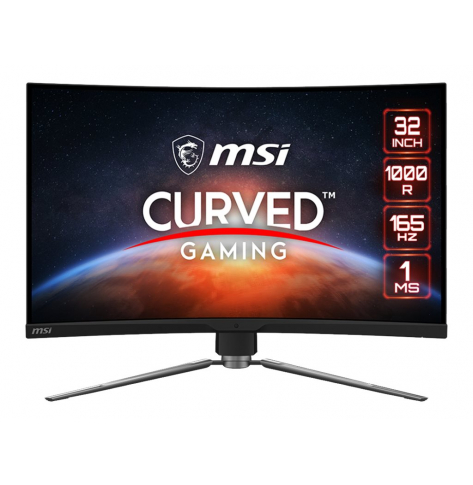 Monitor MSI MPG ARTYMIS 323CQR 31.5 Curve 1000R VA WQHD 165Hz 550cd/m2 1ms HDMIx2 DP USB typ C USBx2 PD15W