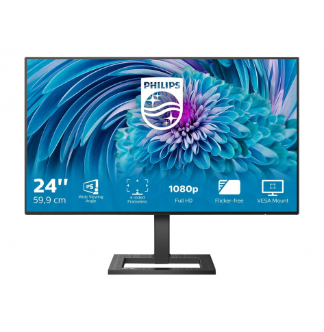 Monitor PHILIPS 241E2FD/00 23.8 16:9 IPS FHD 75Hz 300cd/m2 D-SUB DVI HDMI