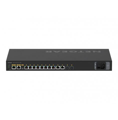 Switch NETGEAR GSM4212UX-100EUS 12-Port AV Line M4250-10G2XF-PoE++ 8x1G Utra90 PoE++ 802.3bt 720W 2x1G 2xSFP+ Managed 