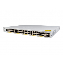 Switch Cisco C1000-48P-4X-L Catalyst 1000 24 porty 10/100/1000 (PoE+) 24 porty 10/100/1000 4 porty 10 Gigabajtów SFP+ (uplink)