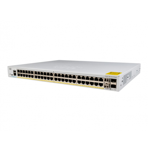 Switch Cisco C1000-48P-4X-L Catalyst 1000 24 porty 10/100/1000 (PoE+) 24 porty 10/100/1000 4 porty 10 Gigabajtów SFP+ (uplink)