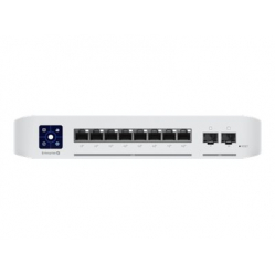 Switch UBIQUITI USW-ENTERPRISE-8-POE UNIFI SWITCH 8x 2.5GB/S RJ45 POE+ 2x 10GB/S SFP+ TOUCHSCREEN TOTAL 120W